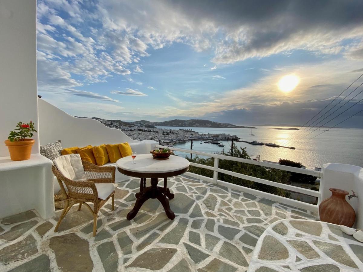 Anemones Sea View Lägenhet Mykonos Town Exteriör bild