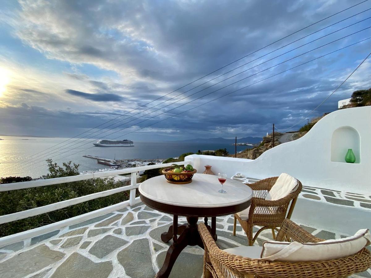 Anemones Sea View Lägenhet Mykonos Town Exteriör bild