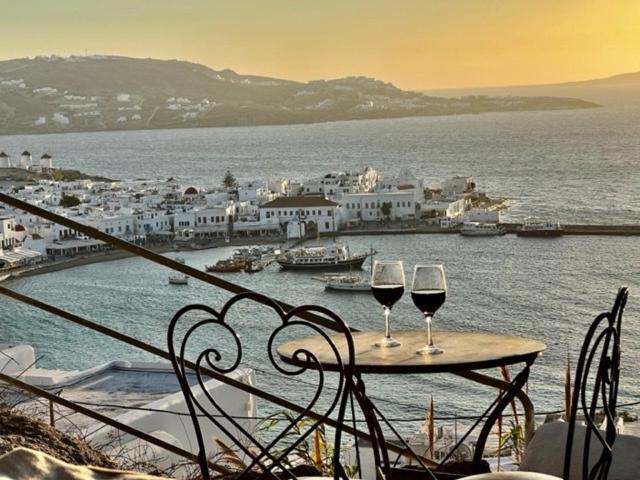 Anemones Sea View Lägenhet Mykonos Town Exteriör bild